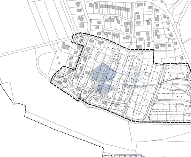 Wohnbaugrundstück 19 Bauplätze – Unbebaute Wiese mit rechtskräftigem B-Plan